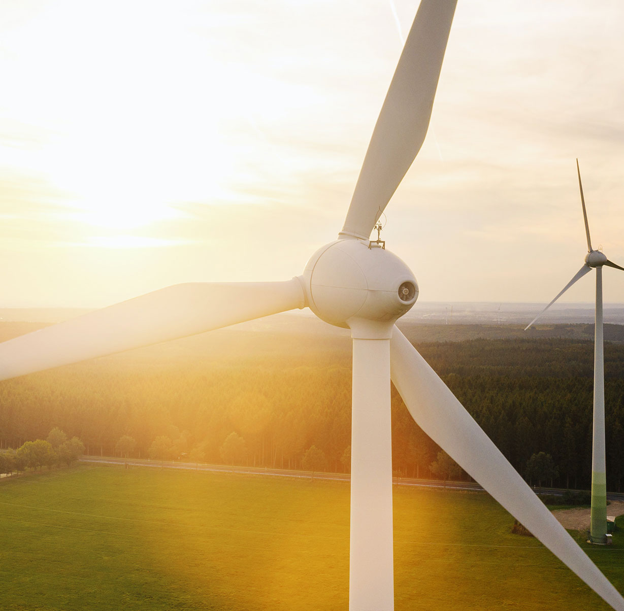 Wind Turbine Closeup Windkraftanlage Nahaufnahme